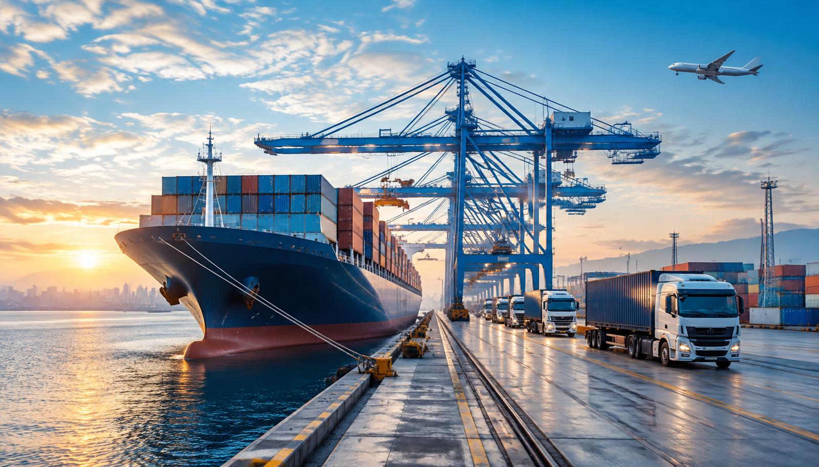 Global sea, land and air logistics
